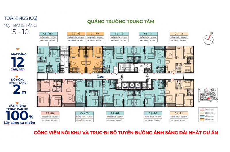 Bán căn hộ 1PN dự án Capital Square - Trung tâm thành phố Đà Nẵng